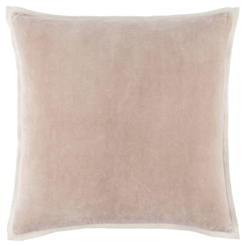 Stone Velvet/Linen Pillow Cover 22” Square