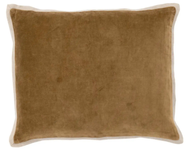 Sand Velvet/Linen Pillow Cover