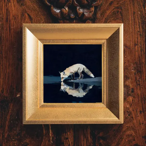 Drinking Fox Artwork