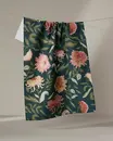 Chrysanthemums in November Tea Towel
