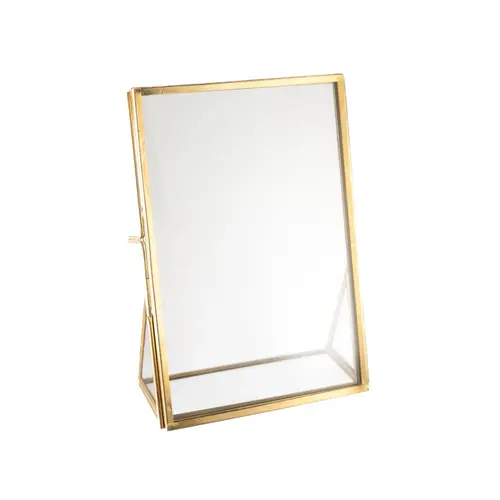 Brass Standing Frame 4"x6" Vertical