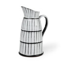 White/Black Ceramic Jug