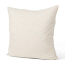 Cream Linen Square Decorative Pillow Cover w/ Insert 22" x 22"