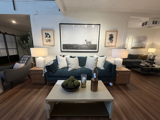 Newport Sofa 3 Over Bench 86"