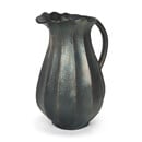 Scalloped Petal Cast Metal Jug