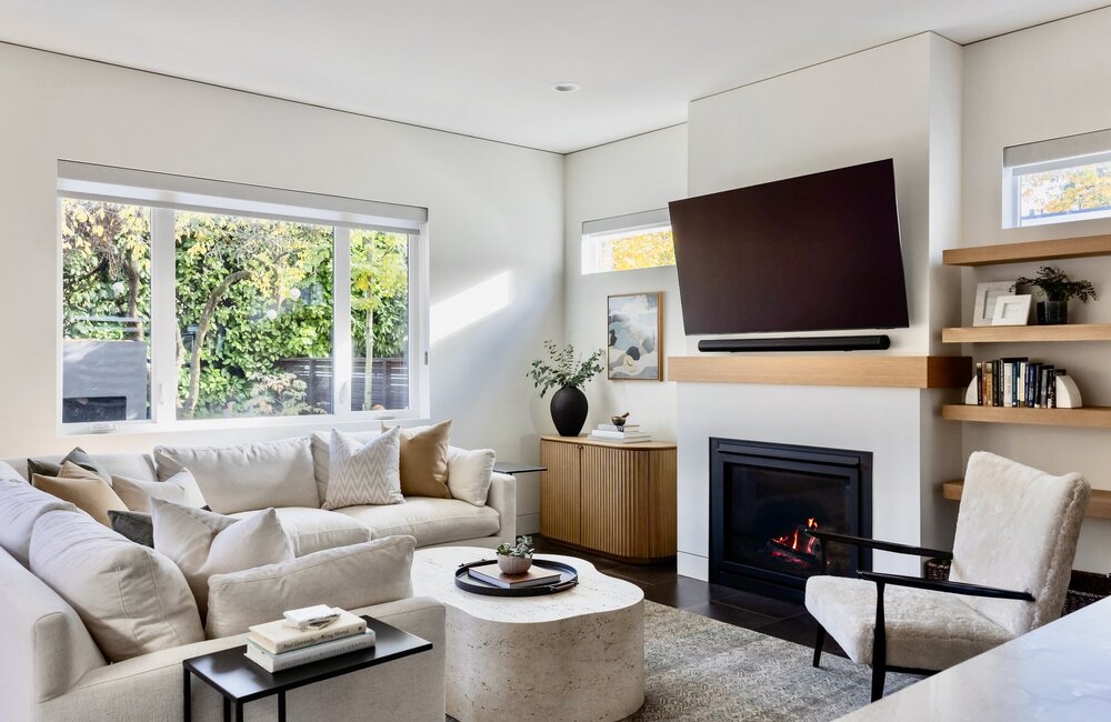 Serene Seattle Contemporary Living Room