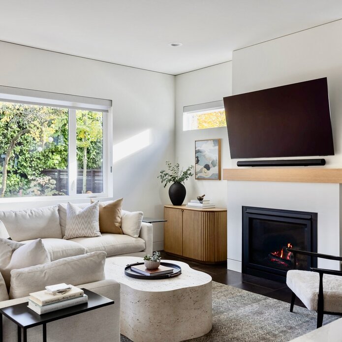 Serene Seattle Contemporary Living Room