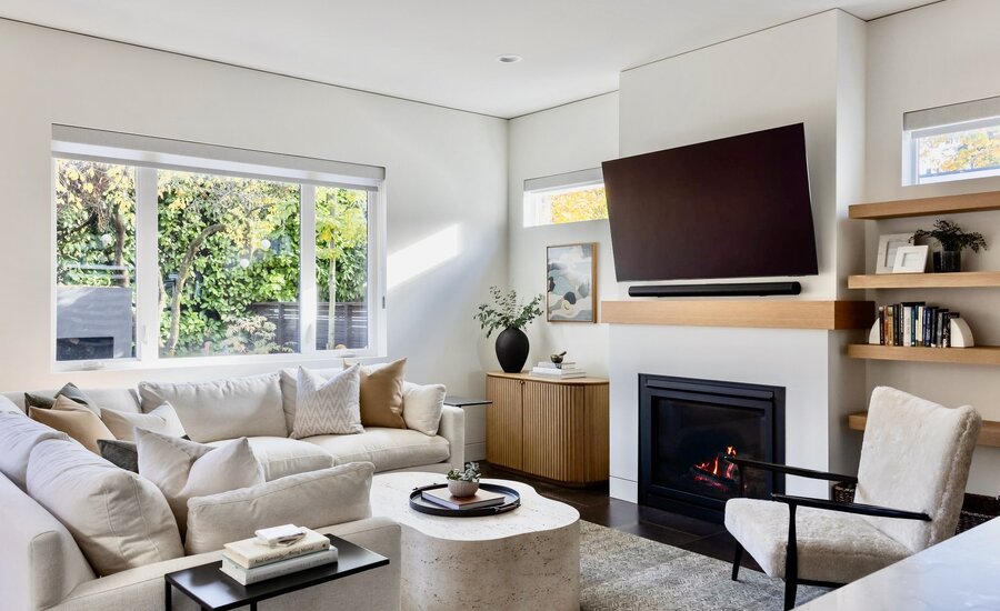 Serene Seattle Contemporary Living Room