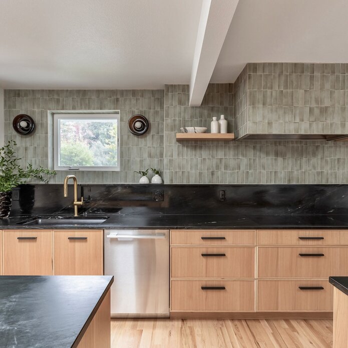 Organic Modern Open Concept Kitchen