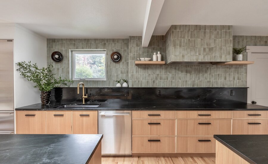 Organic Modern Open Concept Kitchen