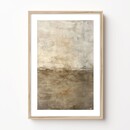 Neutral Abstract Landscape Artwork