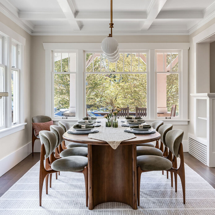 Warm, Light-Filled Craftsman Dining Room