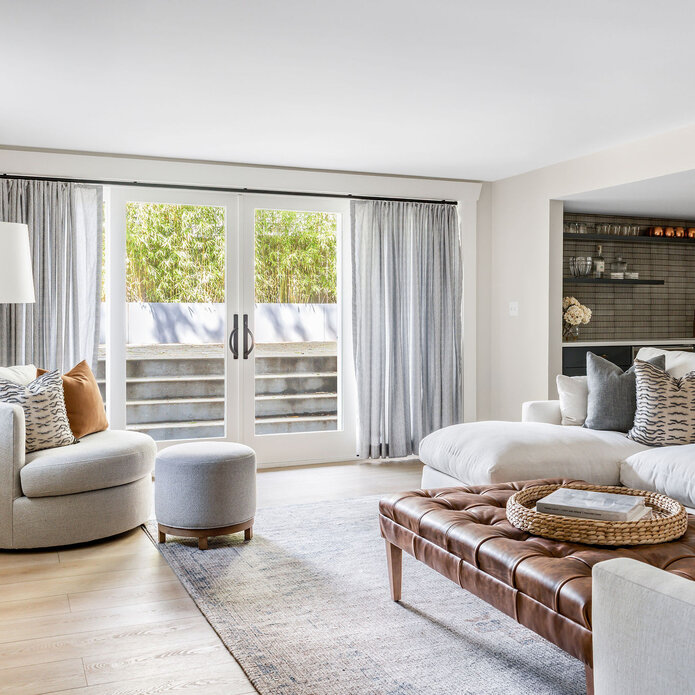 A Cozy, Layered Media Room