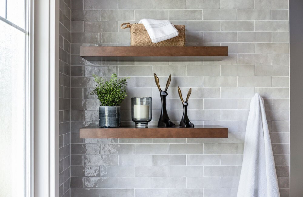 Warm, Refined Primary Bath