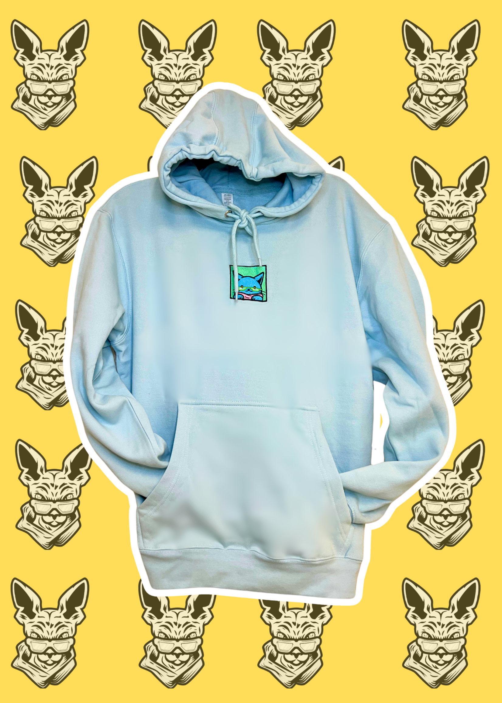 Cats and Comics Neko Simplified Hoodie