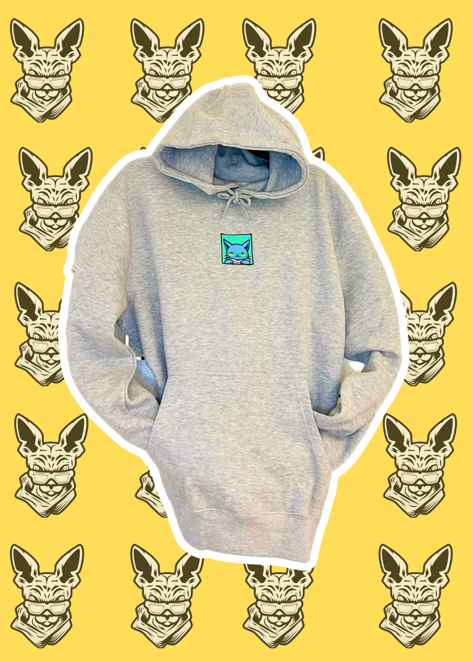 Cats and Comics Neko Simplified Hoodie