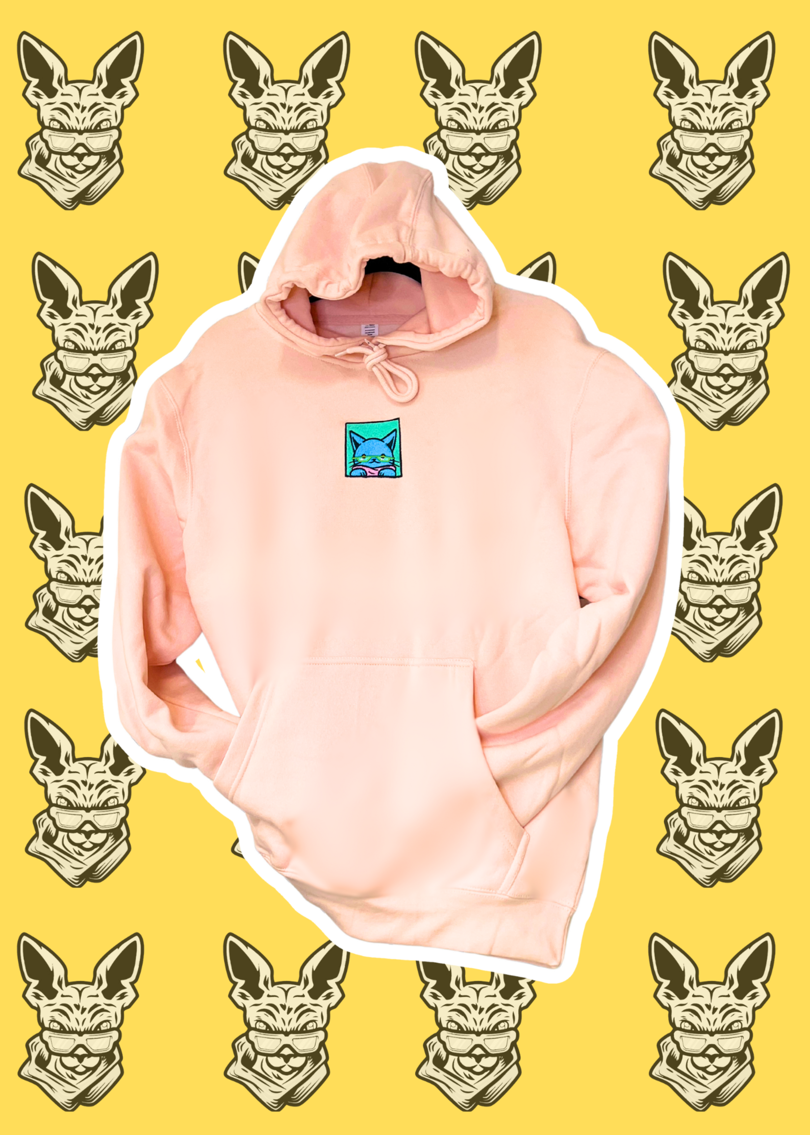 Cats and Comics Neko Simplified Hoodie