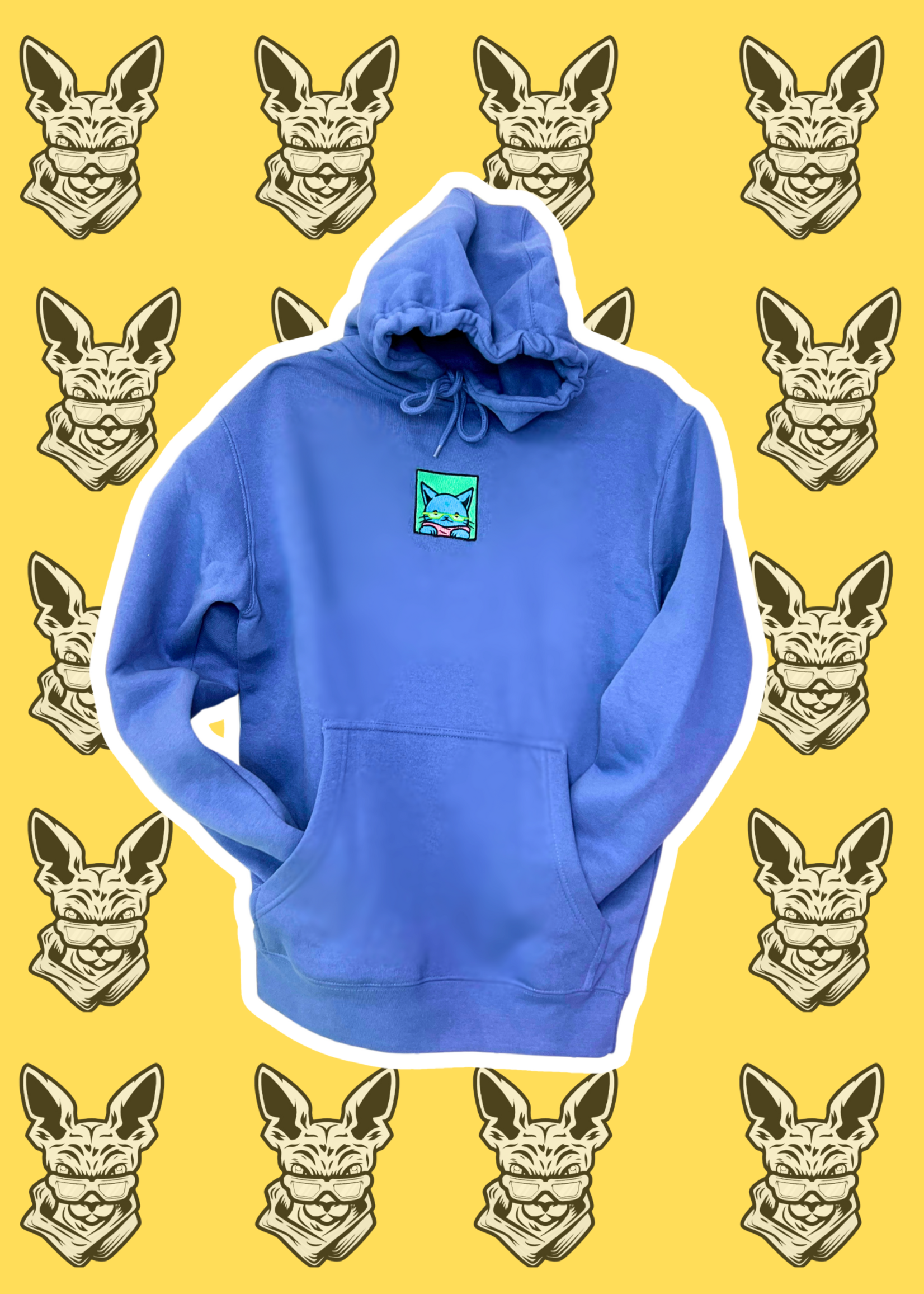 Cats and Comics Neko Simplified Hoodie