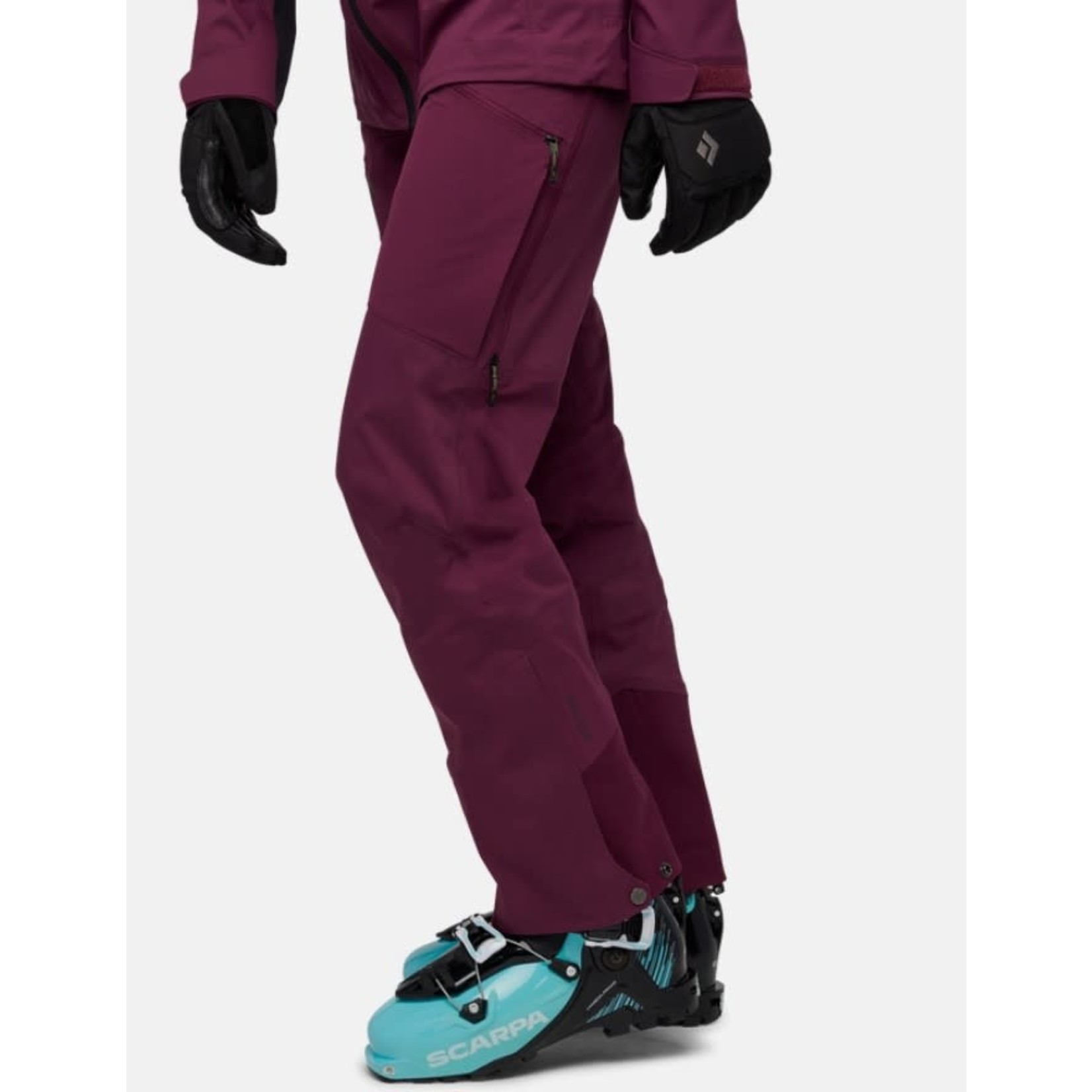 Black Diamond Black Diamond Women's Dawn Patrol Hybrid Pants | Blackberry