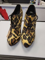 Xappeal Derby Leopard Heels (11) Like New