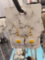 Fried Egg Earrings