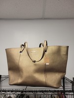 Calvin Klein CK Gold Nylon Shoulder Tote