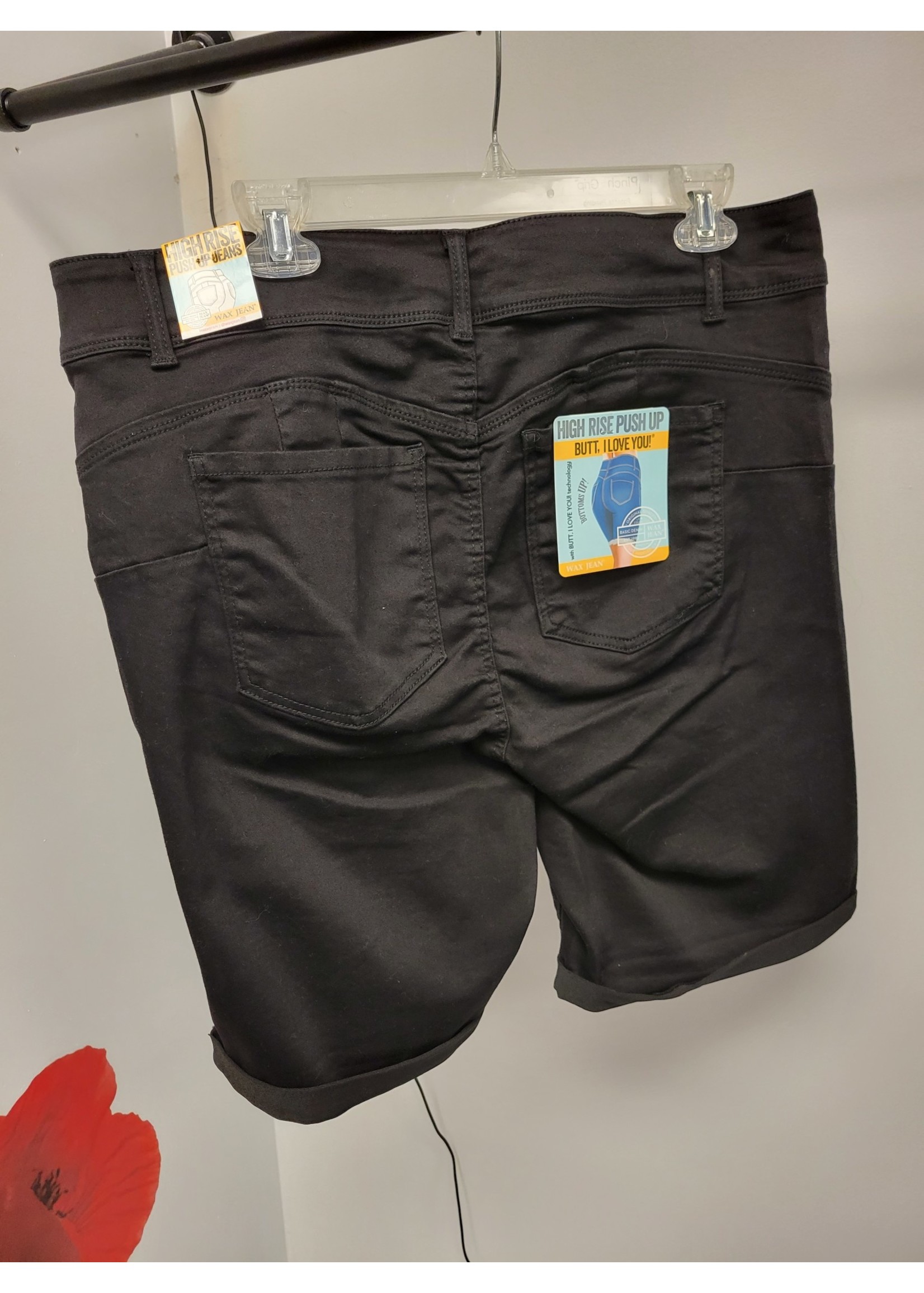 Curve Market Dark Denim High Rise Shorts (New)1X-3X