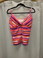 Catalina Multi-striped Swim Top (16/18)pre-owned