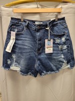 Curve Market Plus size Distress Denim Shorts (New)