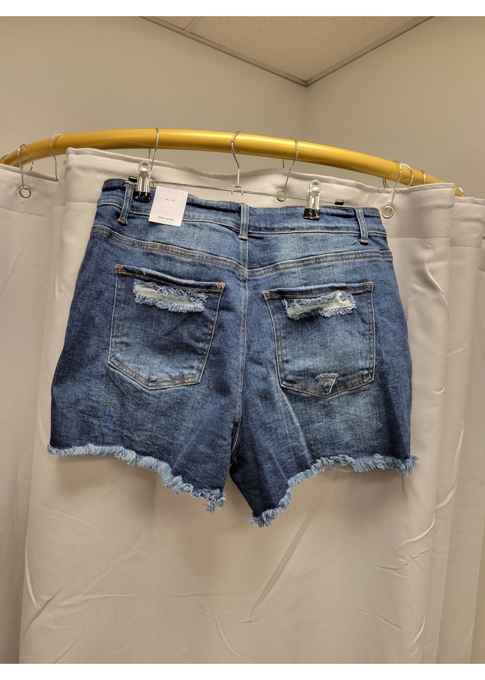 Curve Market Plus size Distress Denim Shorts (New)