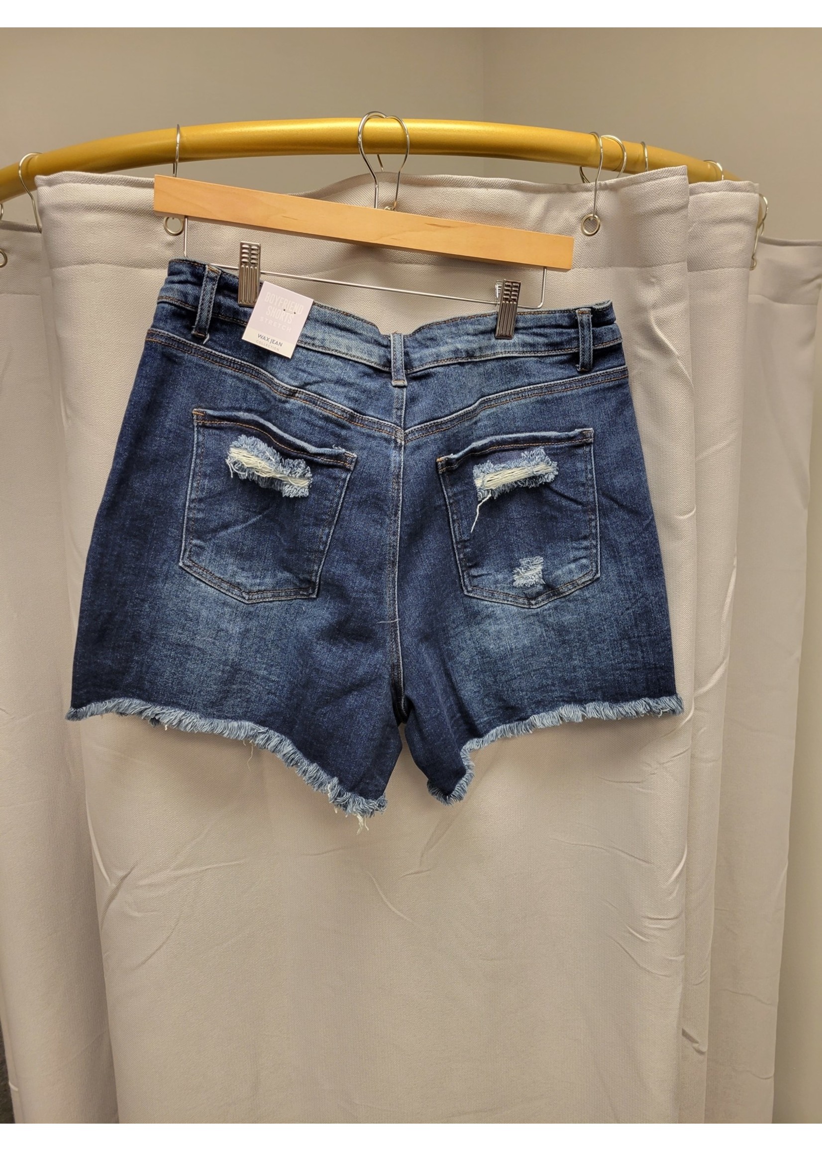 Curve Market Plus size Distress Denim Shorts (New)