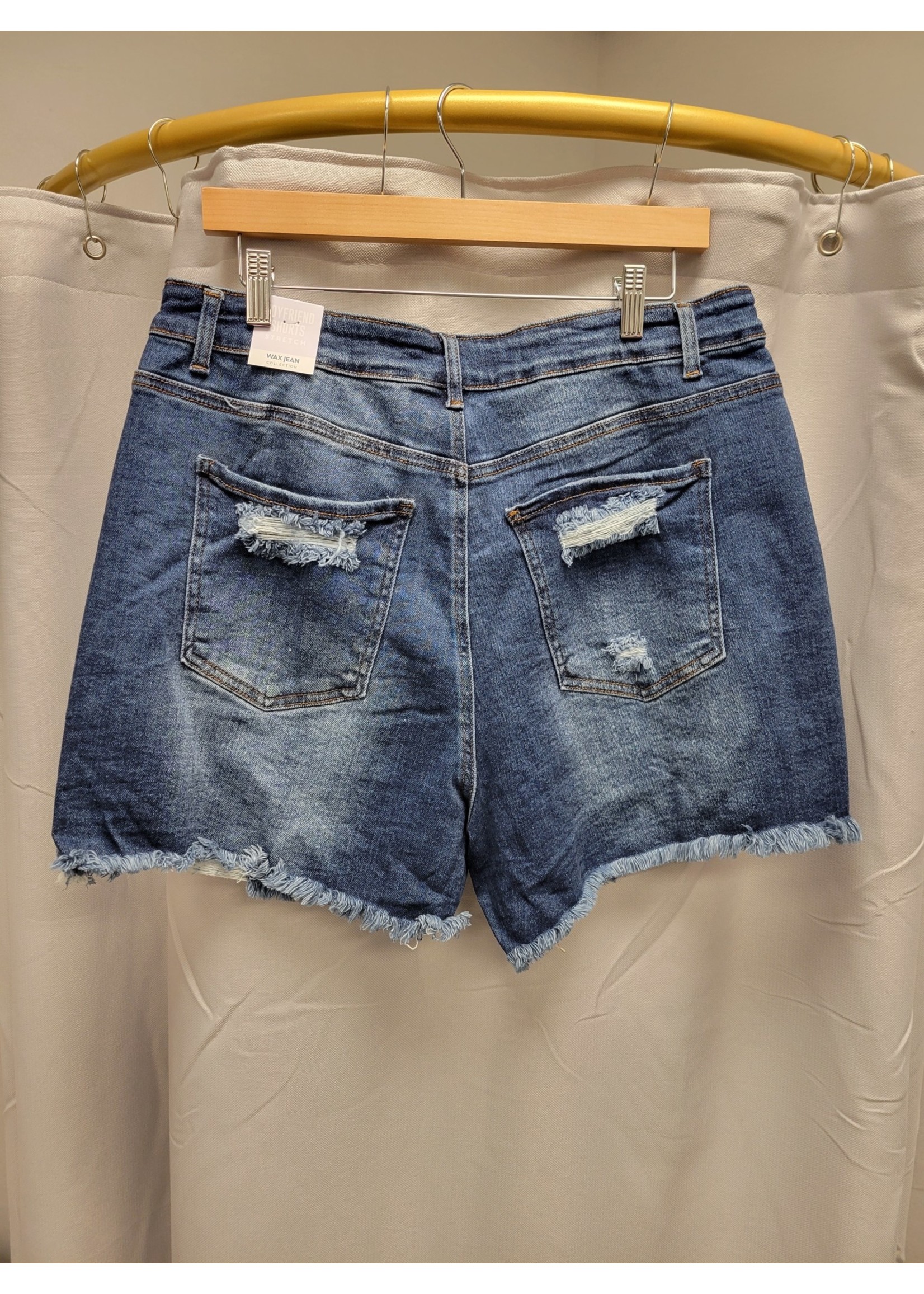 Curve Market Plus size Distress Denim Shorts (New)