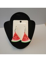 Sliced Watermelon Earrings