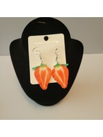 Sliced Strawberry Earrings