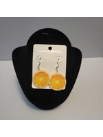 Sliced Orange Earrings