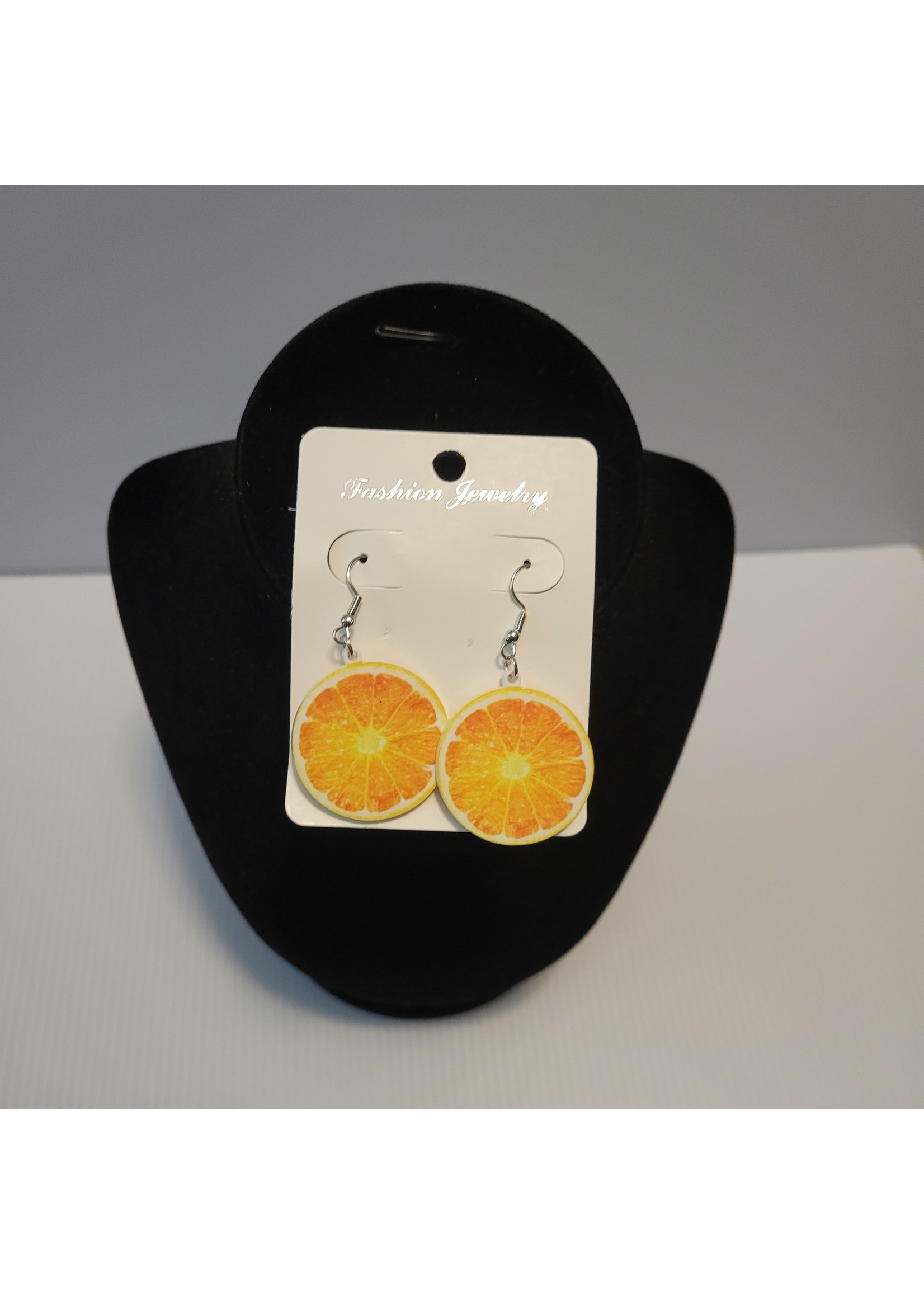 Sliced Orange Earrings