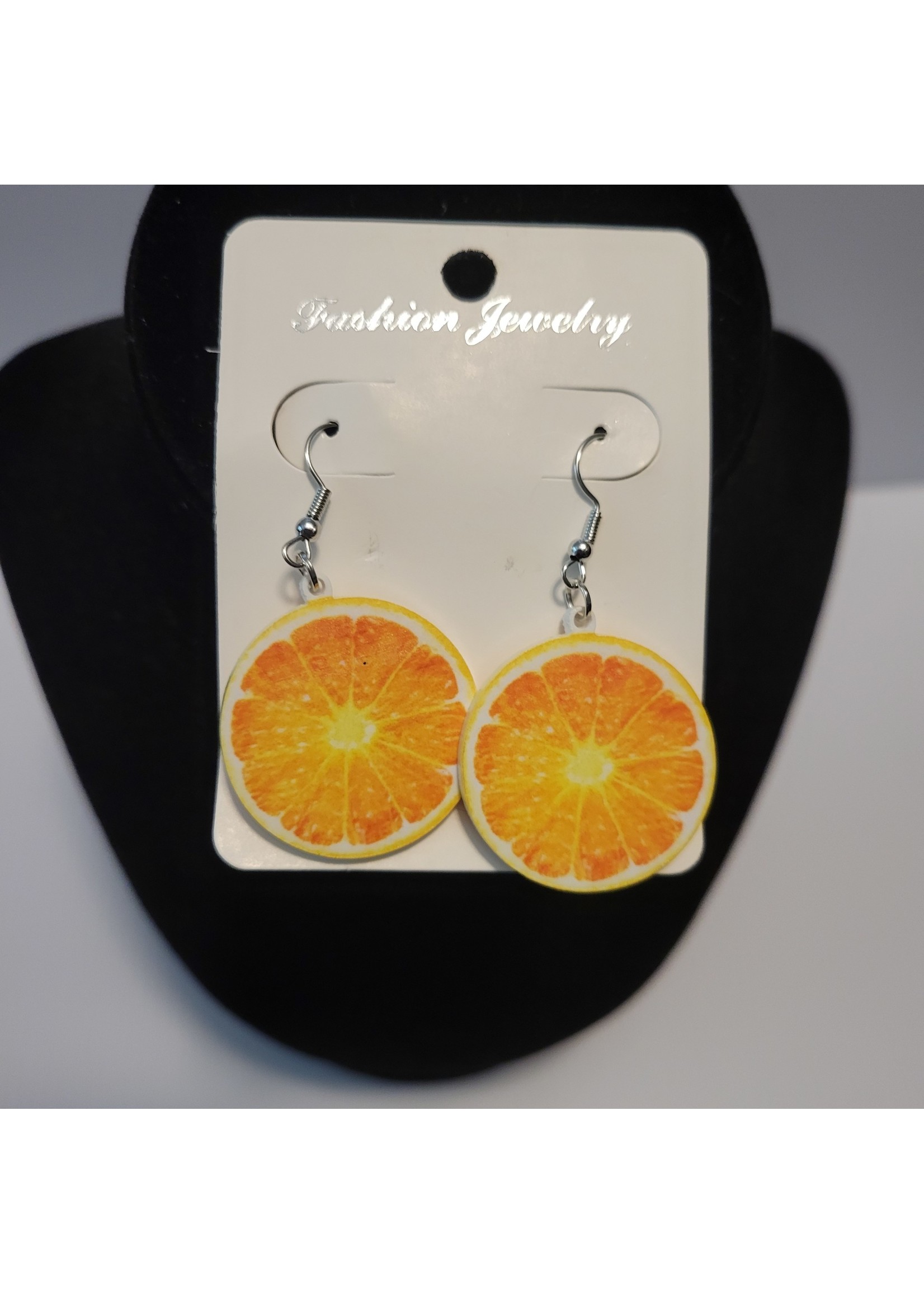 Sliced Orange Earrings