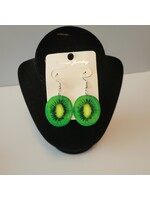 Sliced Kiwi Earrings