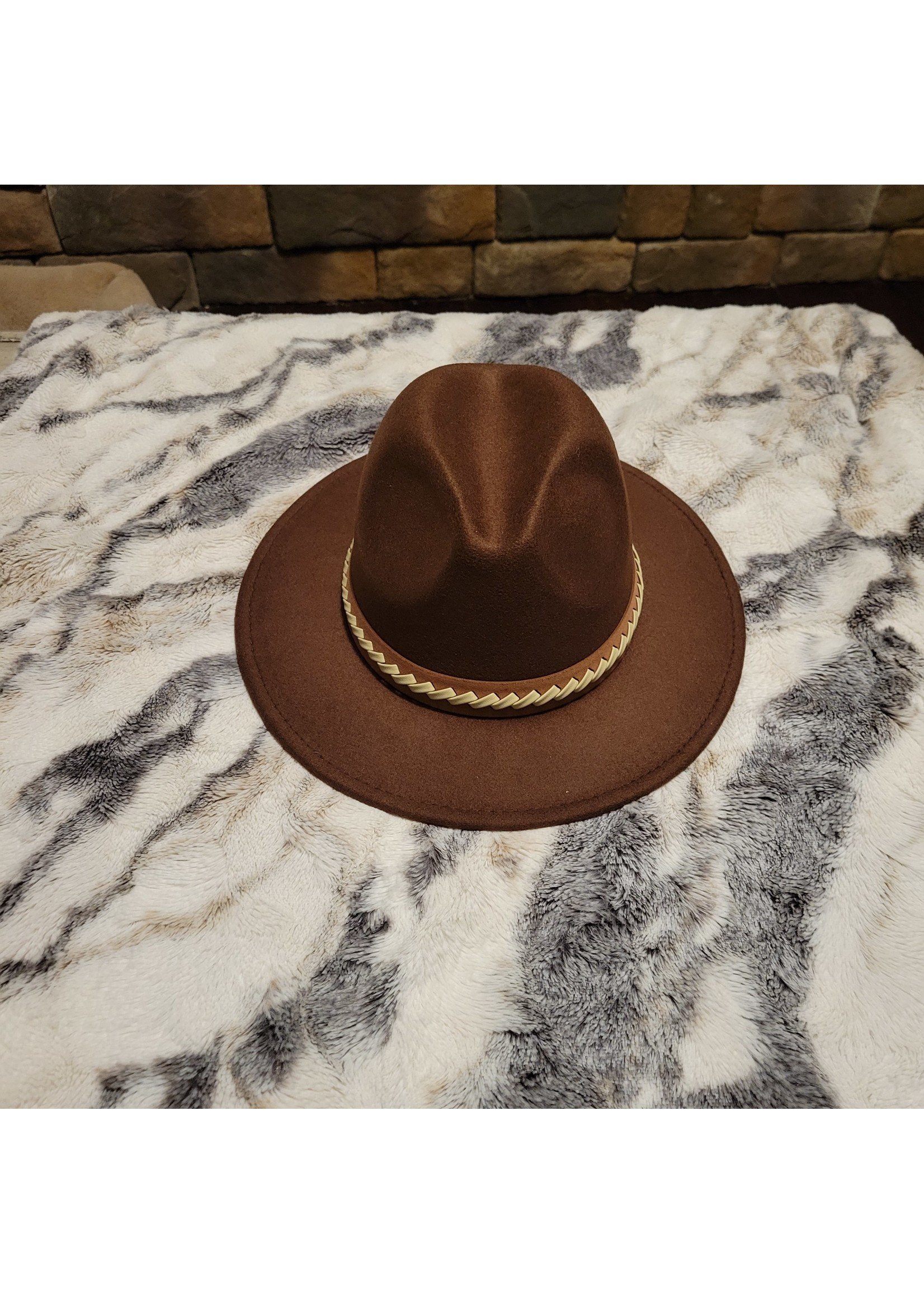 Western Belt Fedora Hat