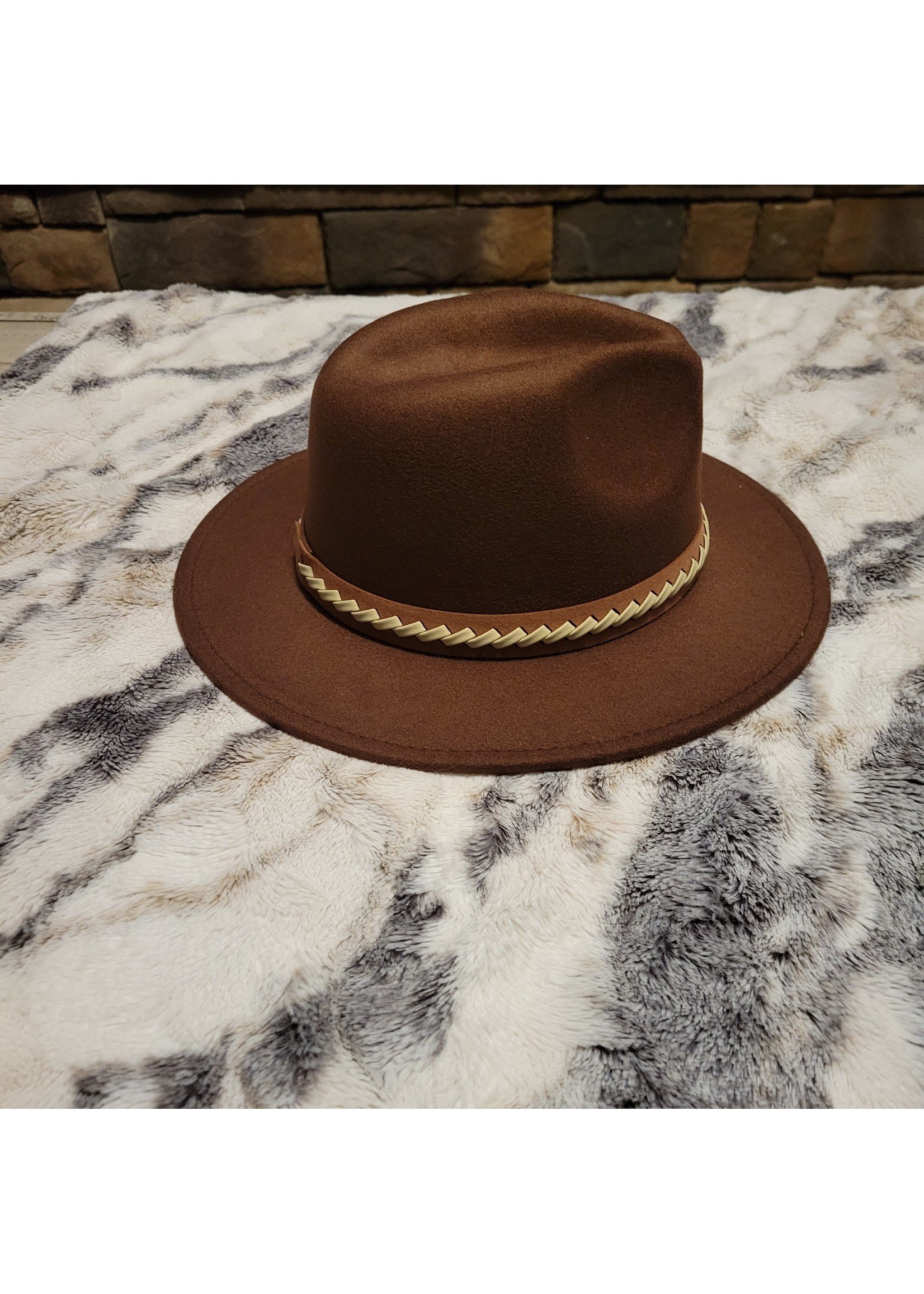 Western Belt Fedora Hat