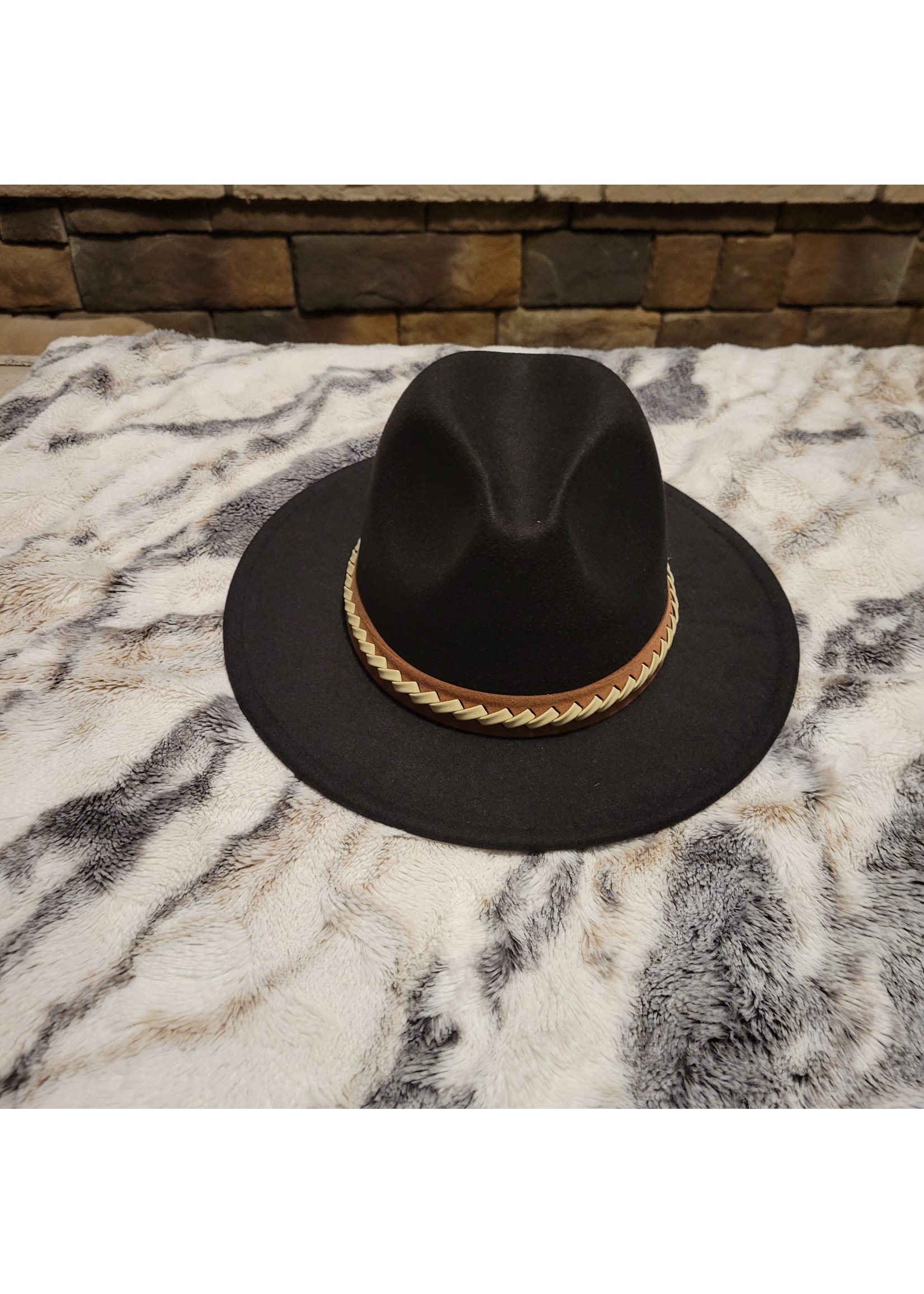 Western Belt Fedora Hat