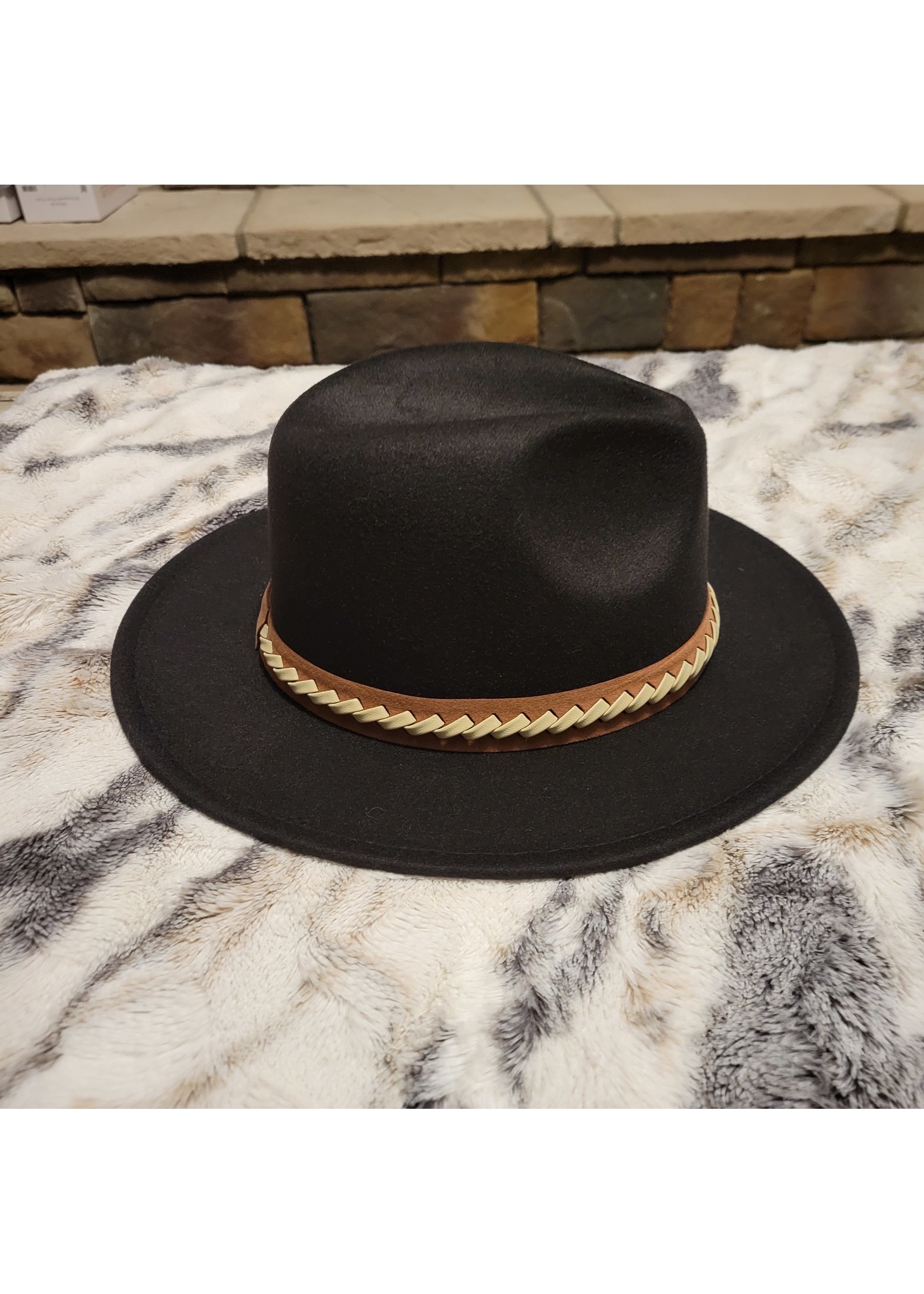 Western Belt Fedora Hat