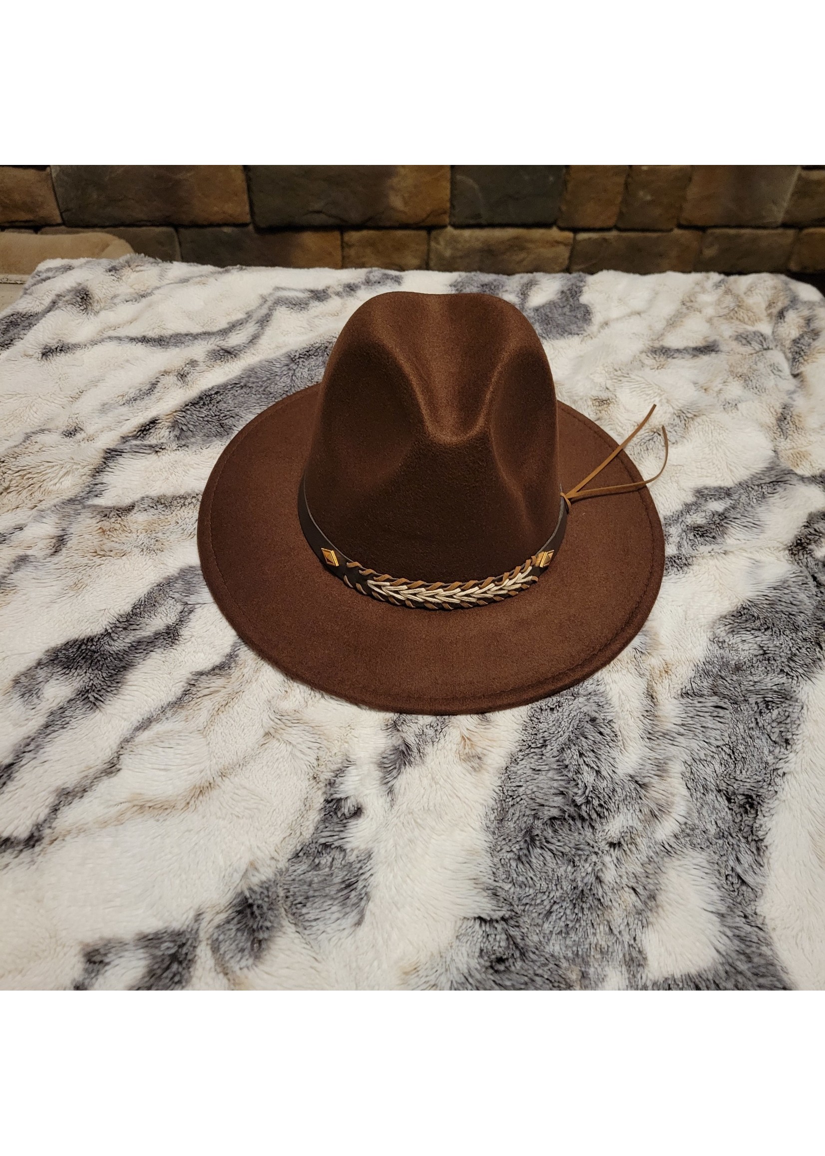 Western Belt Fedora Hat