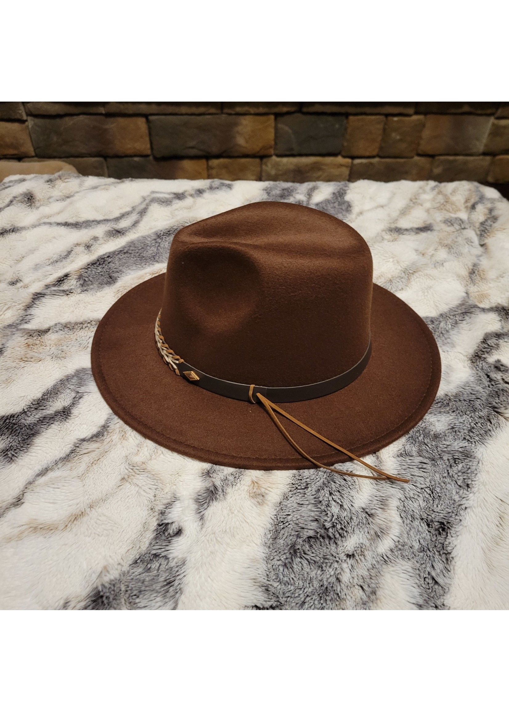 Western Belt Fedora Hat