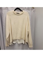 Tibi New York Tibi New York Cream Cashmere and Silk Sweater (M/L)