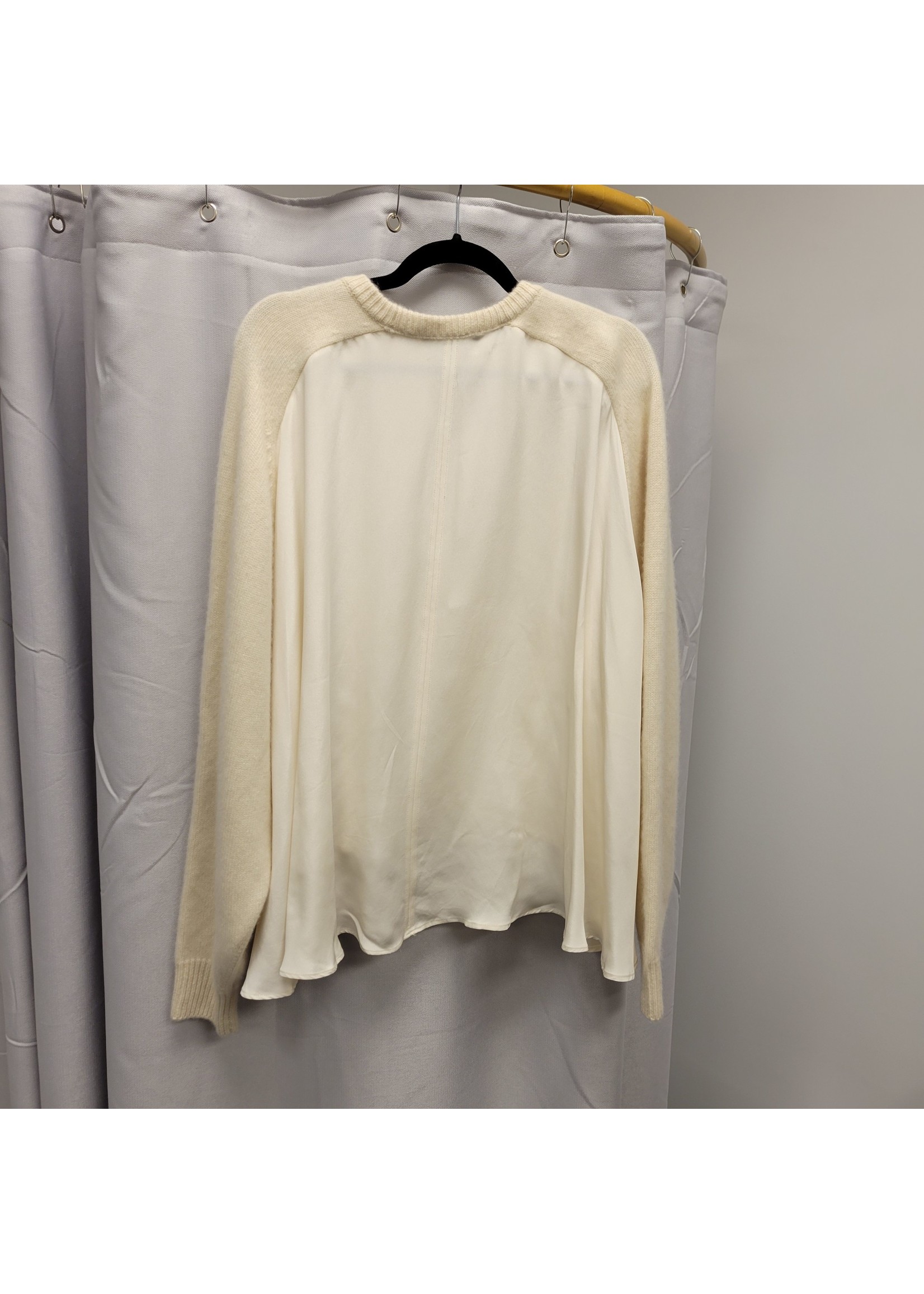 Tibi New York Tibi New York Cream Cashmere and Silk Sweater (M/L)