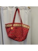 Vera Bradley Vera Bradley "Retired" Red Paisley Grand Tote