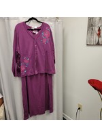 Roaman's Roaman's Dress and Cardigan Set (3X) NWT