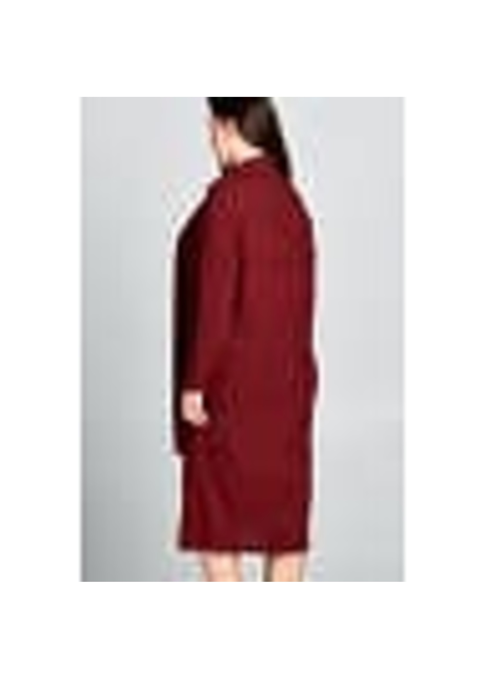 Emerald Plus Size Burgundy Neck Sash Hacci Brush Dress *NEW*