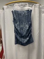 Artelier Nicole Miller Artelier Nicole Miller Ruched Denim Skirt (8) Pre-owned